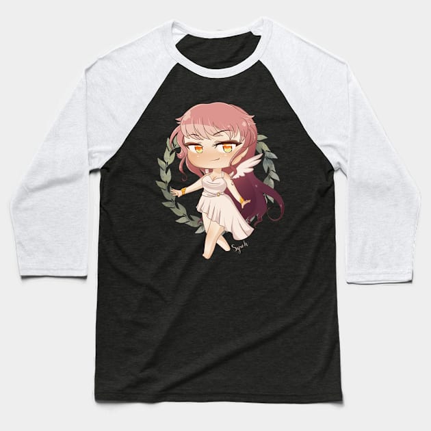 Syrah Chibi 2 Baseball T-Shirt by SyrahVT